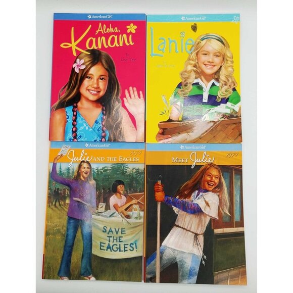 Lot Of 8 American Girl Books Julie, Lanie & Kanani - Picture 4 of 5